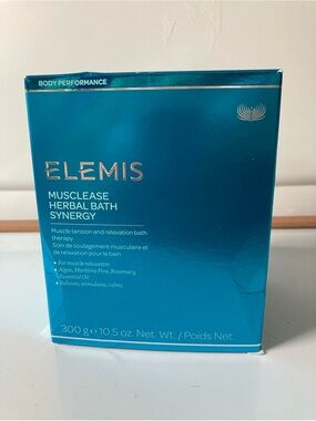 Elemis 10 Musclease Herbal Bath Synergy relax therapy 300g 10.5 US oz Brand New!